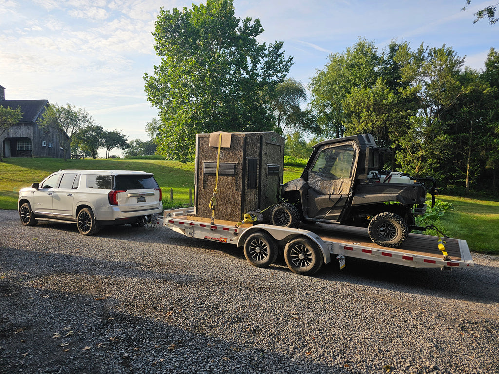 Whitetail Creations service: Blind transportation example; not model-specific
